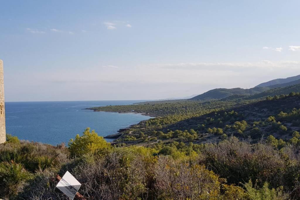 Neu Renoviertes Strandappartment Mit Meerblick Alcossebre エクステリア 写真